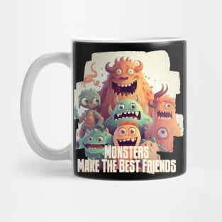 Monsters Make the Best Friends Mug